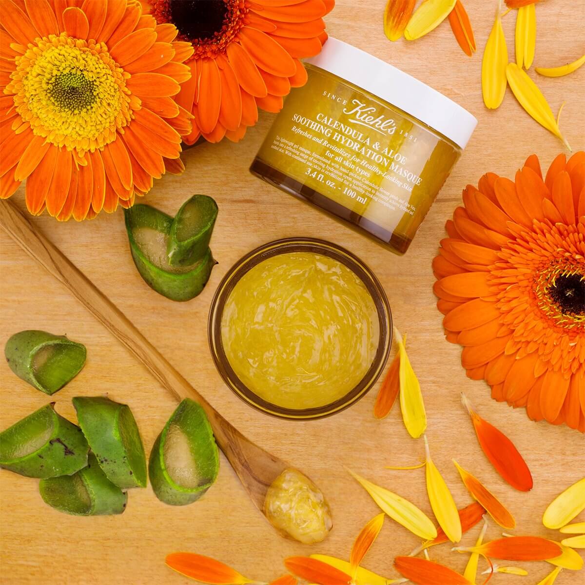 Kiehl's,Calendula & Aloe Soothing Hydration Masque,มาส์ก,mask