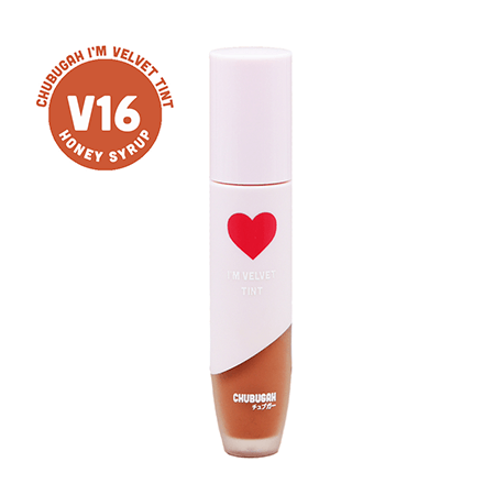  Chubugah , I'm velvet Tint (V16) , ลิปเนื้อกำมะหยี่ข้น ,  เม็ดสีแน่น , กลบสีปากเดิมสนิท , บางเบา , ชุ่มชื่น