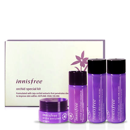 Innisfree, Innisfree Jeju Orchid, Innisfree Jeju Orchid Special Kit, Innisfree Jeju Orchid Special Kit 4 Items, Innisfree Jeju Orchid รีวิว 