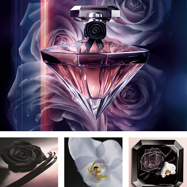  Lancome La Nuit Tresor L'eau de Parfume 1.2 ml น้ำหอมกลิ่นเซ็กซี่โรแมนติค เย้ายวนน่าค้นหา ดั่งหญิงสาวในนชุดราตรีแหวกข้างสีดำระยิบระยับยามค่ำคืน