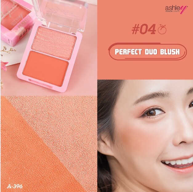 Ashley,Ashley Perfect Duo Blush,Perfect Duo Blush,บลัชออน,ชิมเมอร์