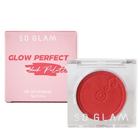 So Glam,So Glam Glow Perfect Cheek Palette,Glow Perfect Cheek Palette, บลัชออนเนื้อ ครีมโมจิ,บลัชเนื้อครีม,บลัชออน